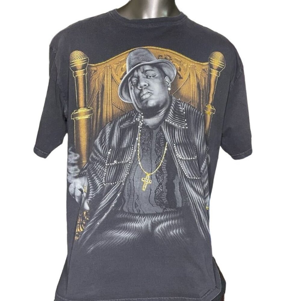 2005 Vintage The Notorious B I G Biggie Smalls Brooklyn Mint Brown 2XL T-Shirt u